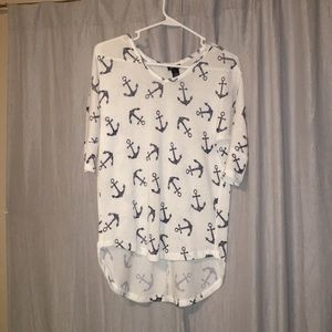 Anchor Half Sleeve Shirt